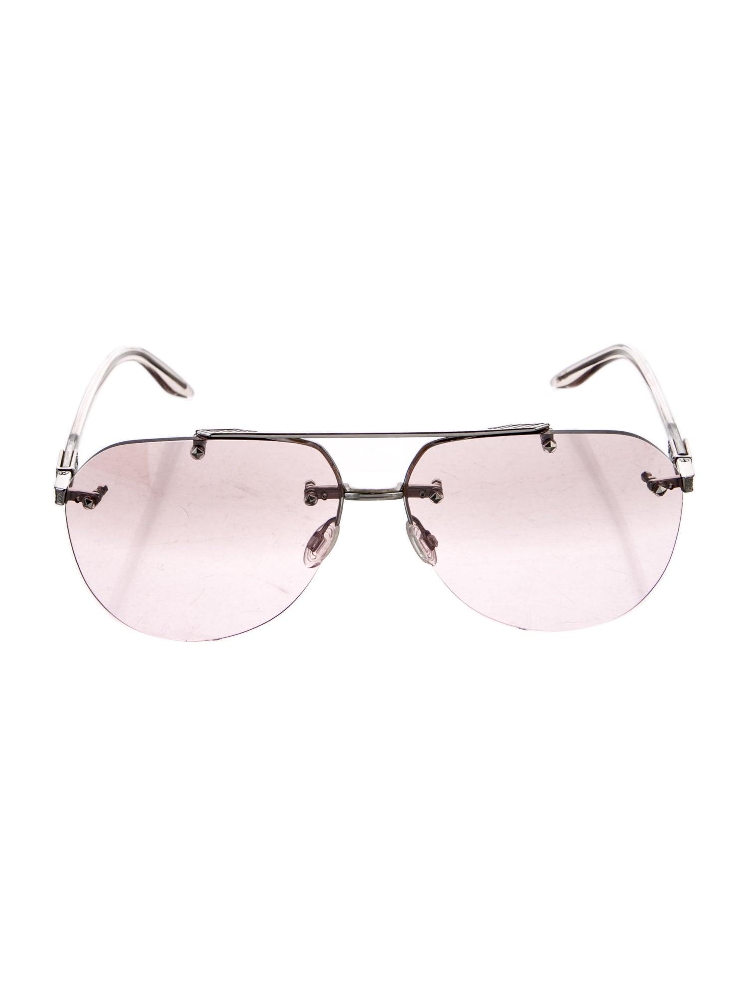 Barton Perreira Aviator Tinted Sunglasses