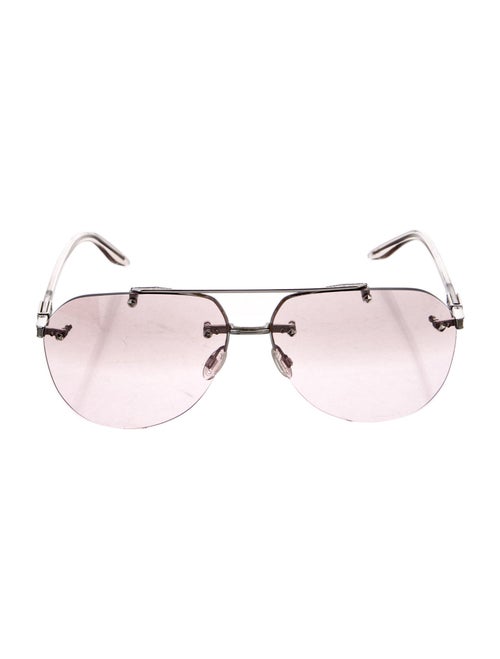 Barton Perreira Aviator Tinted Sunglasses