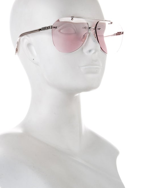 Barton Perreira Aviator Tinted Sunglasses