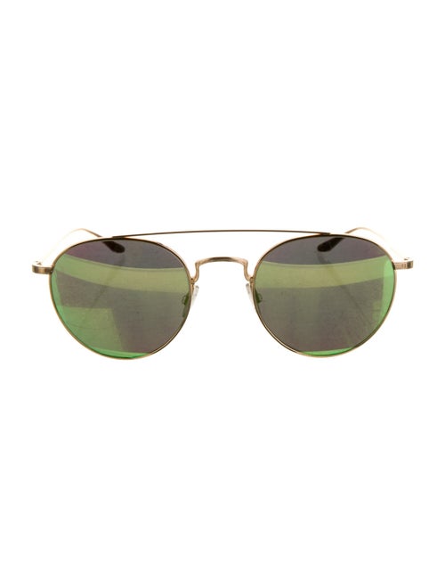 Barton Perreira Round Mirrored Sunglasses