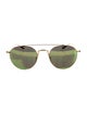 Barton Perreira Round Mirrored Sunglasses