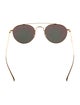 Barton Perreira Round Mirrored Sunglasses
