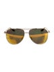 Barton Perreira Aviator Mirrored Sunglasses