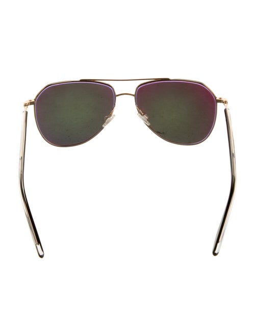 Barton Perreira Aviator Mirrored Sunglasses