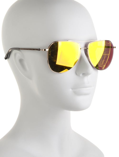 Barton Perreira Aviator Mirrored Sunglasses