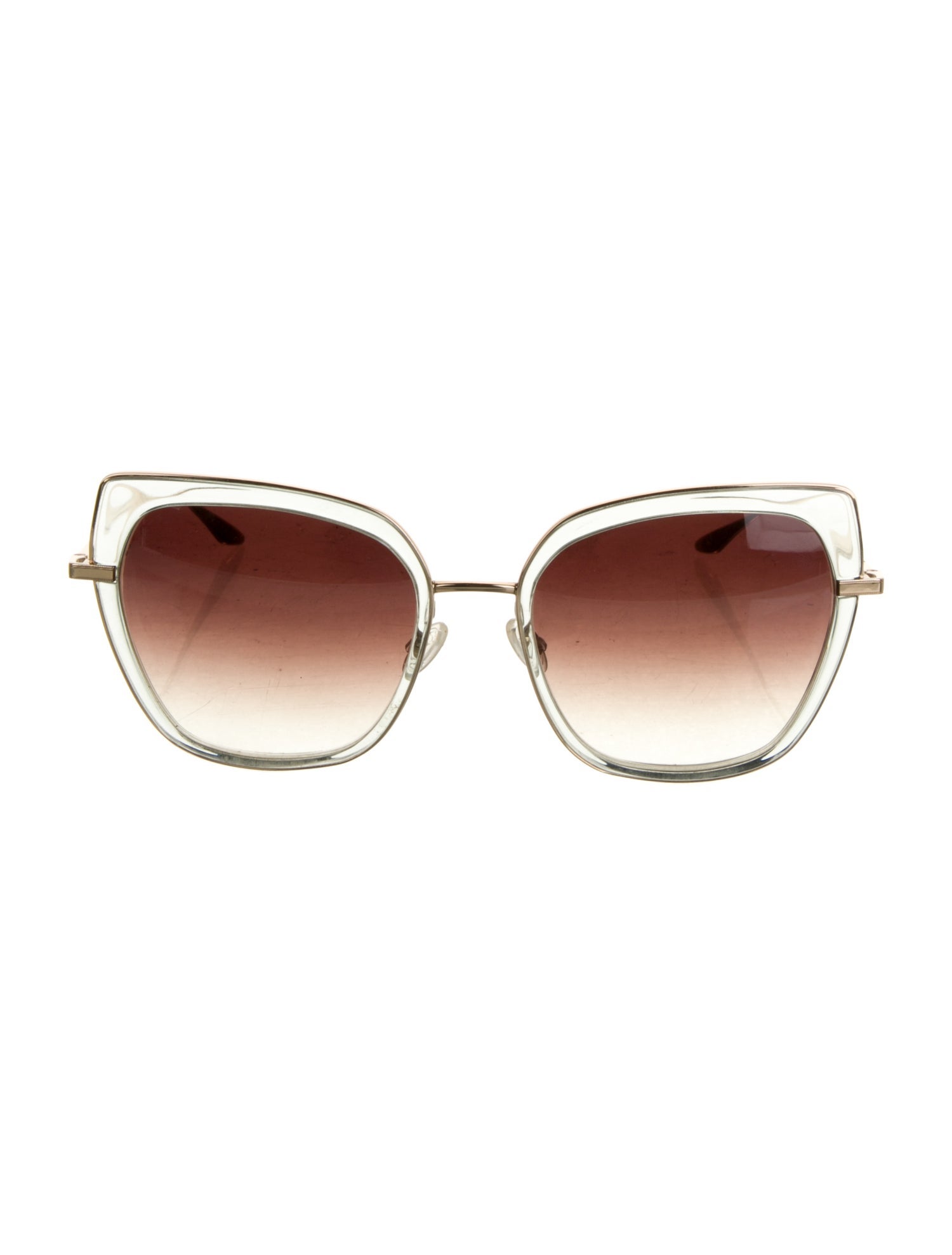 Barton Perreira Oversize Gradient Sunglasses