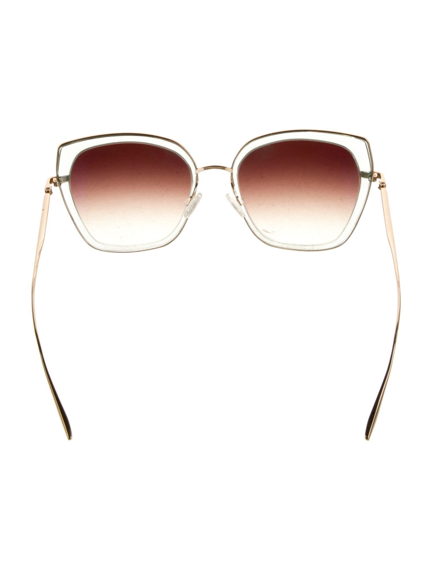 Barton Perreira Oversize Gradient Sunglasses