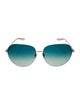 Barton Perreira Oversize Gradient Sunglasses