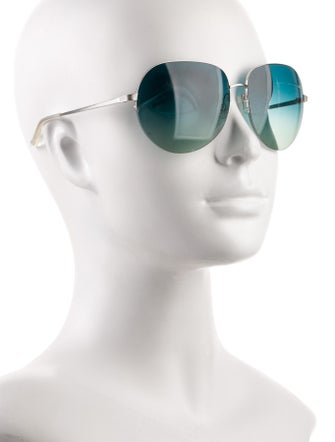 Barton Perreira Oversize Gradient Sunglasses