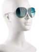 Barton Perreira Oversize Gradient Sunglasses