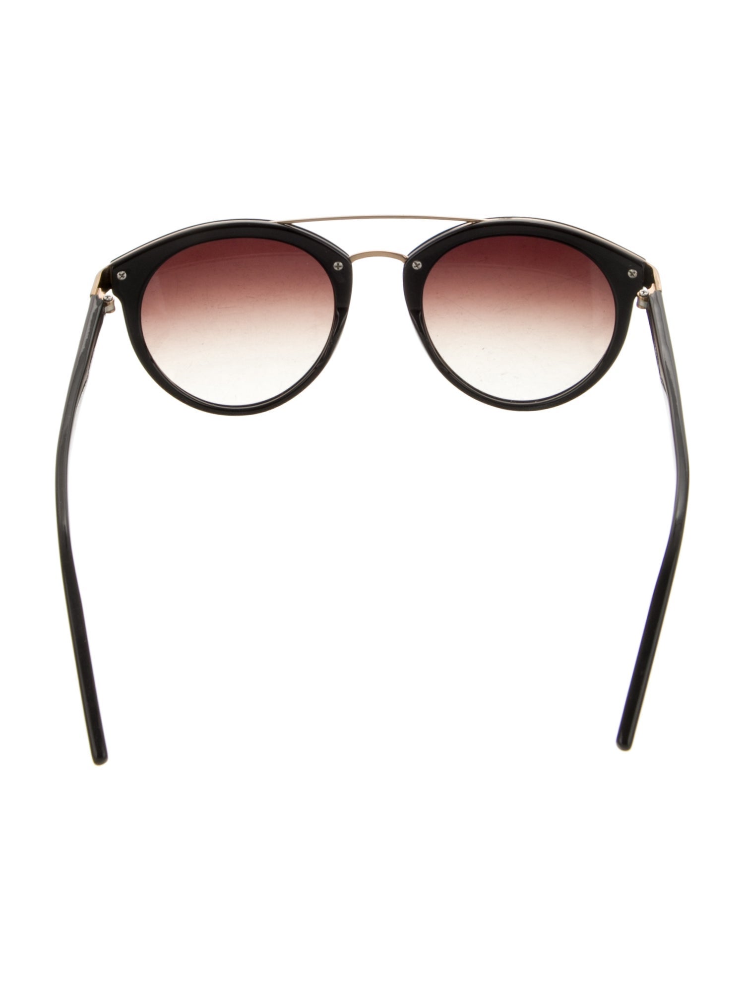 Barton Perreira Aviator Gradient Sunglasses