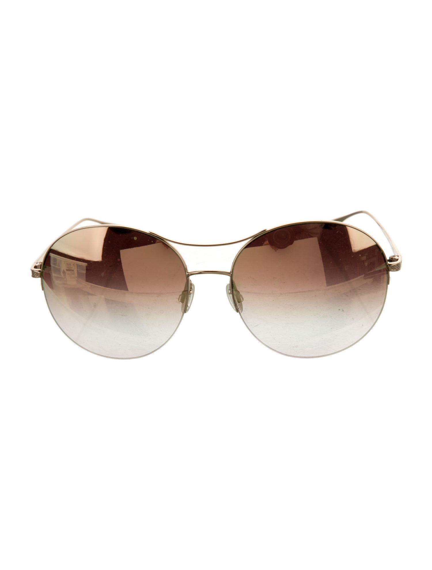 Barton Perreira Oversize Mirrored Sunglasses