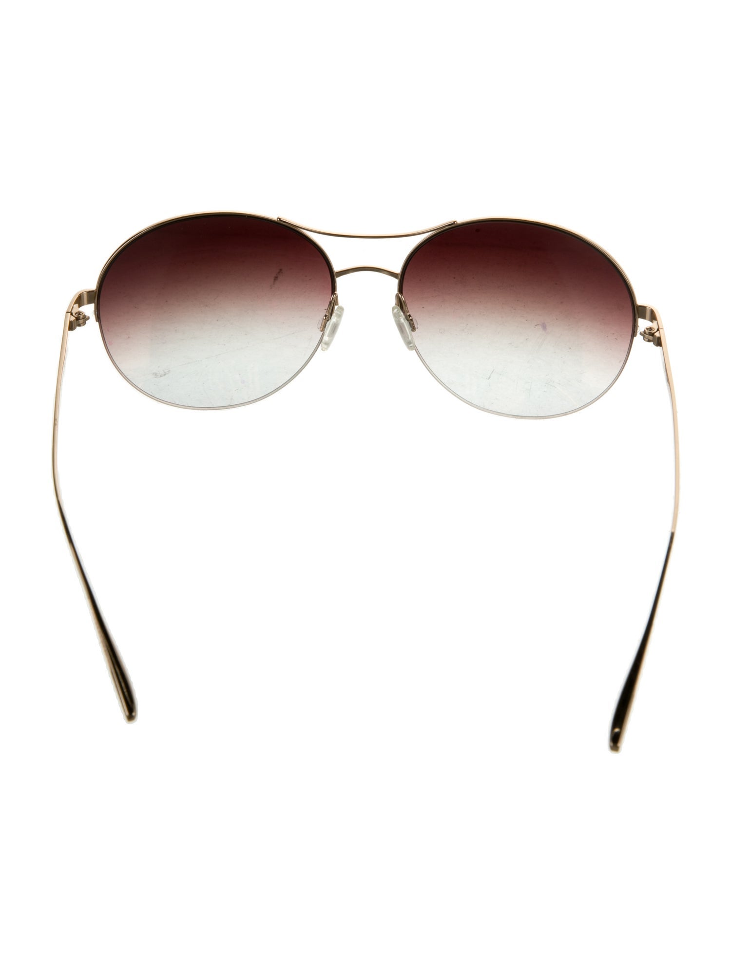 Barton Perreira Oversize Mirrored Sunglasses
