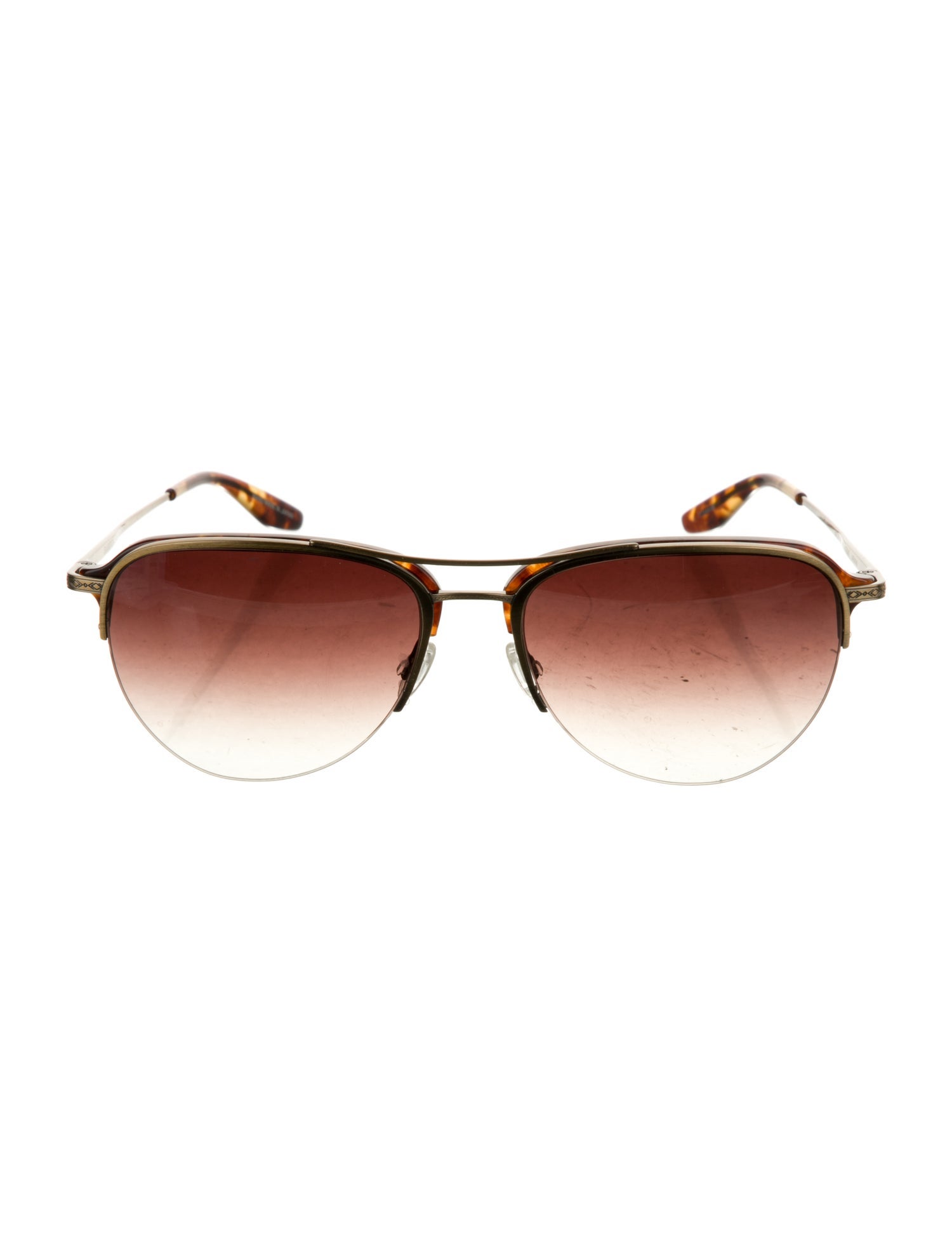 Barton Perreira Aviator Gradient Sunglasses