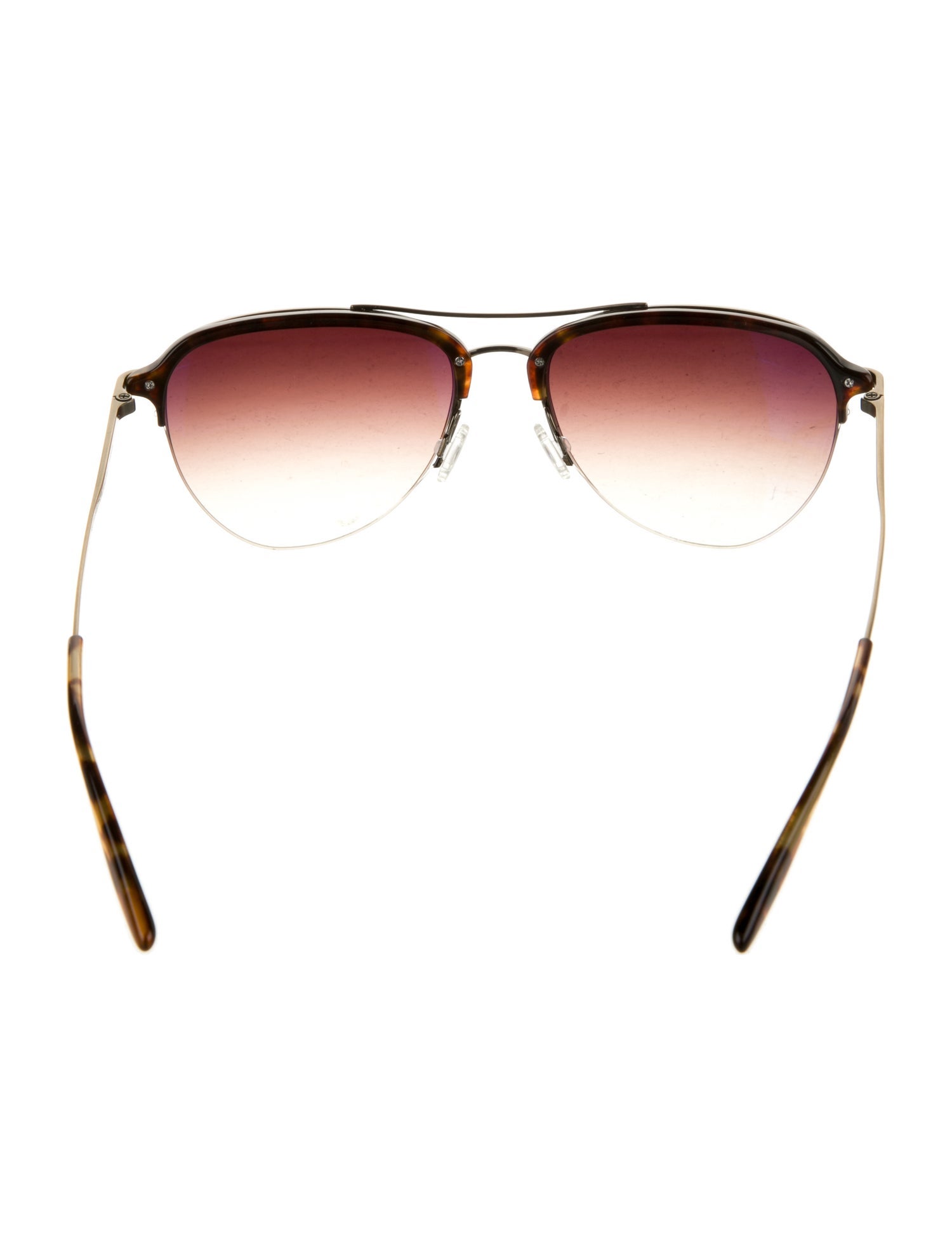 Barton Perreira Aviator Gradient Sunglasses