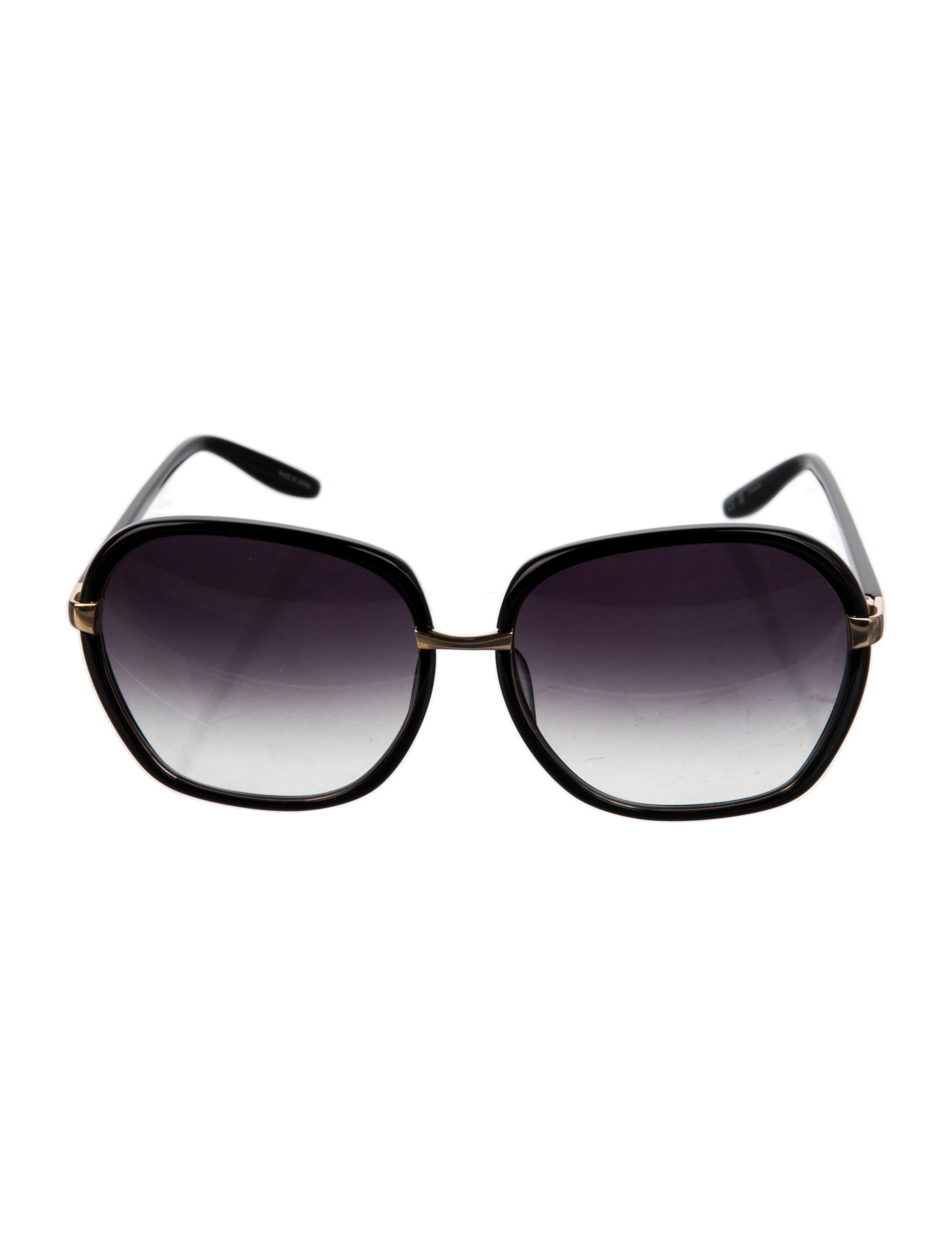 Barton Perreira Oversize Gradient Sunglasses