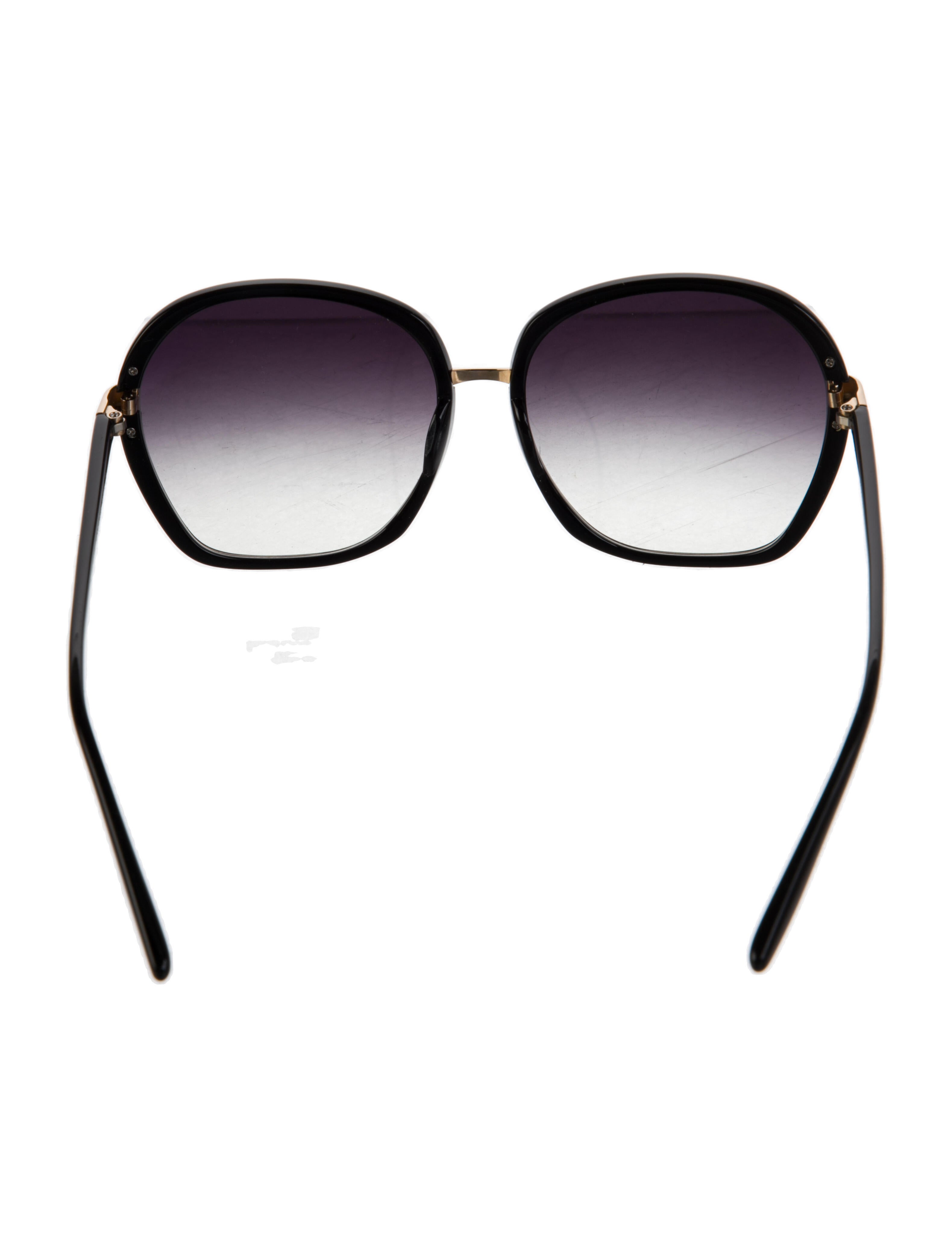 Barton Perreira Oversize Gradient Sunglasses