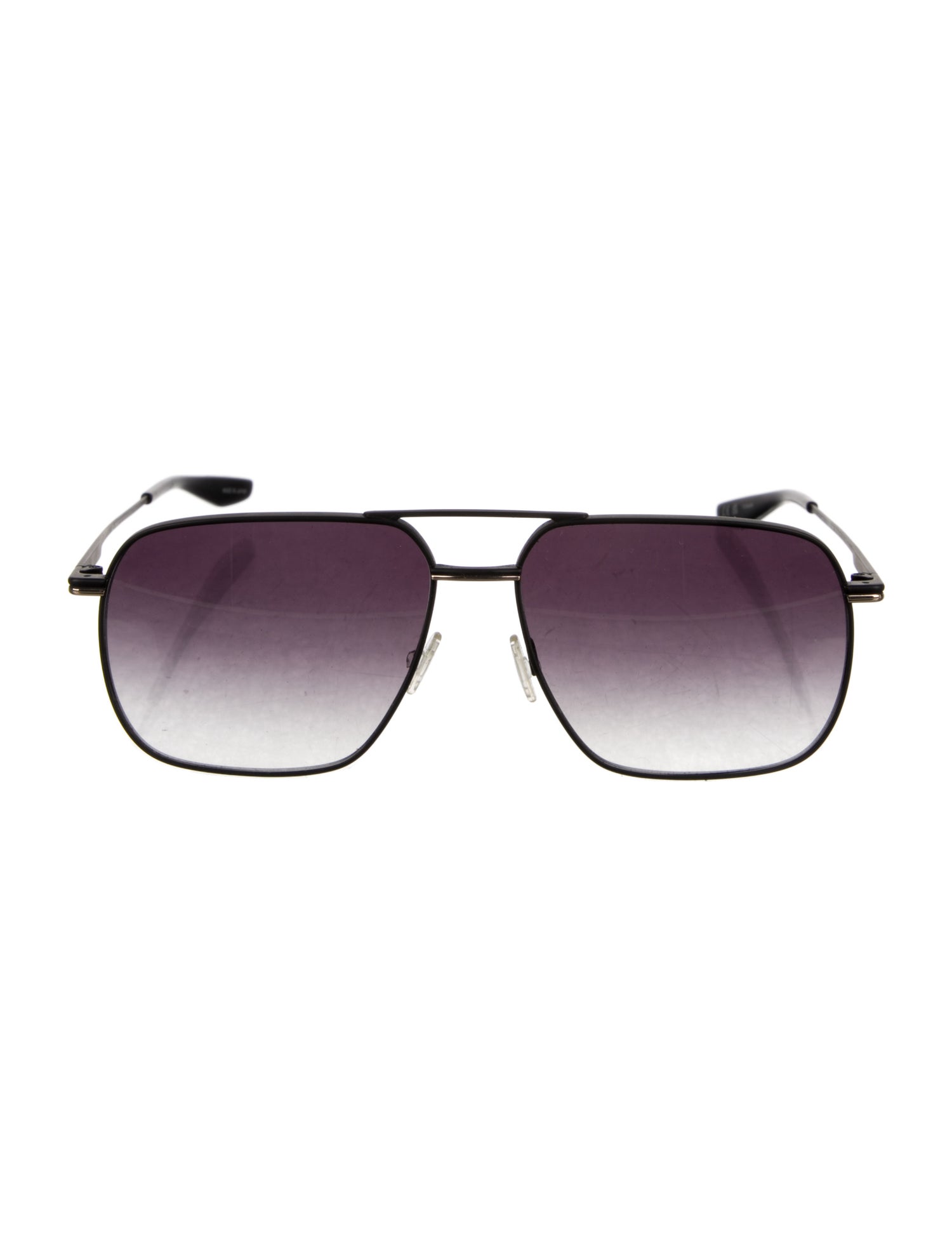 Barton Perreira Aviator Gradient Sunglasses
