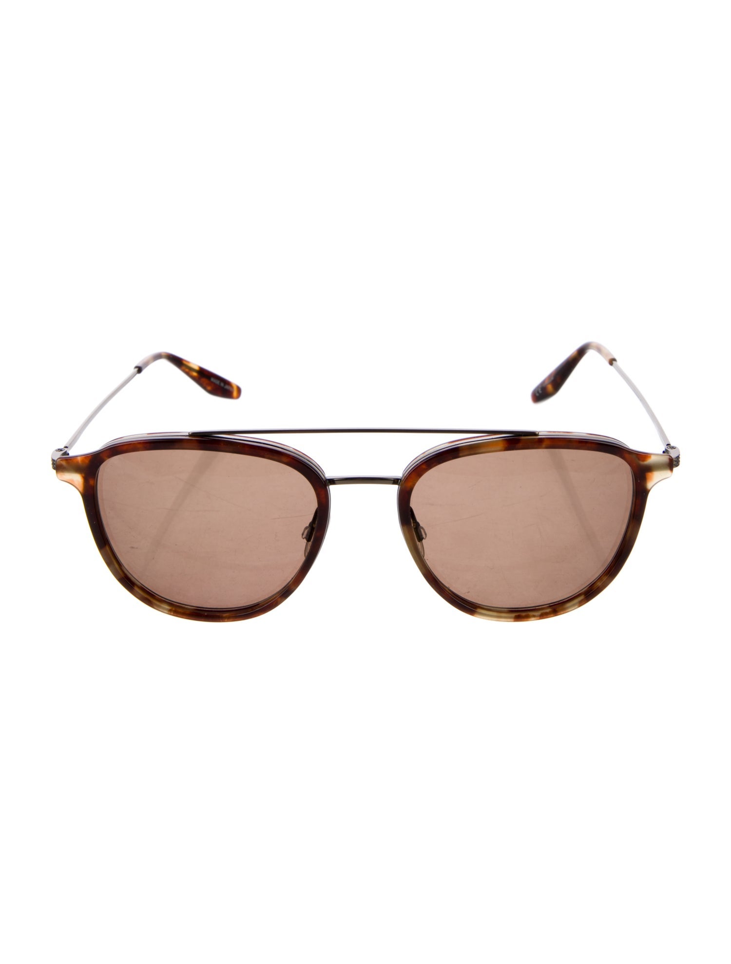 Barton Perreira Aviator Tinted Sunglasses