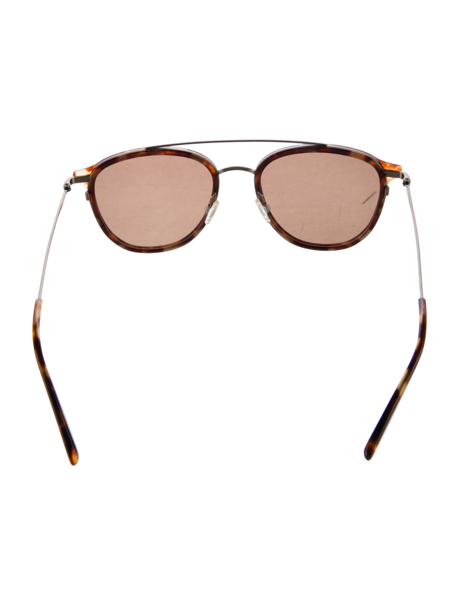 Barton Perreira Aviator Tinted Sunglasses