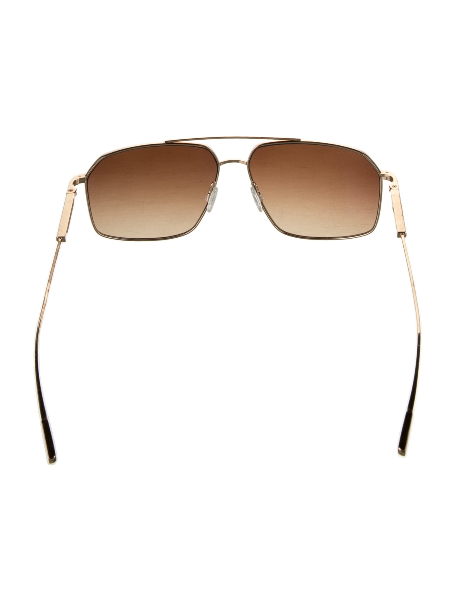 Barton Perreira Aviator Gradient Sunglasses