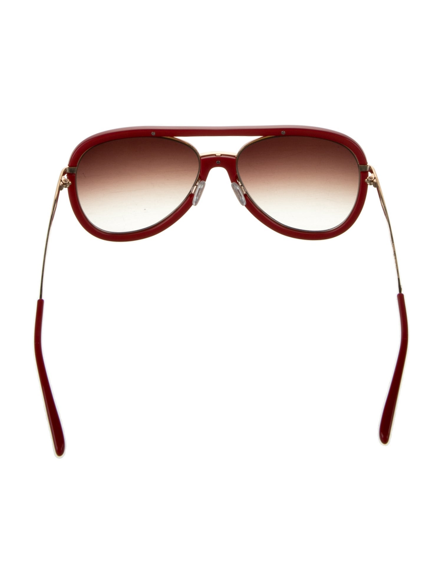 Barton Perreira Aviator Gradient Sunglasses