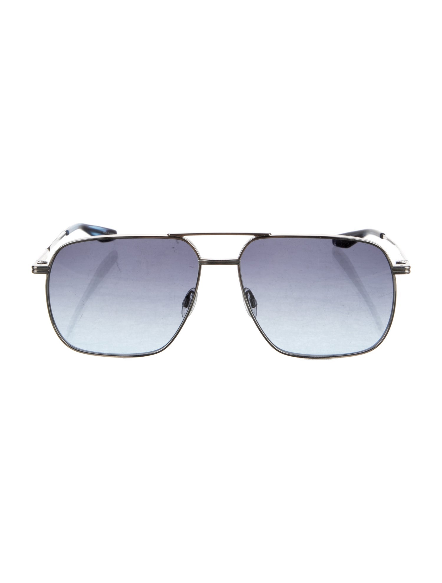 Barton Perreira Aviator Tinted Sunglasses