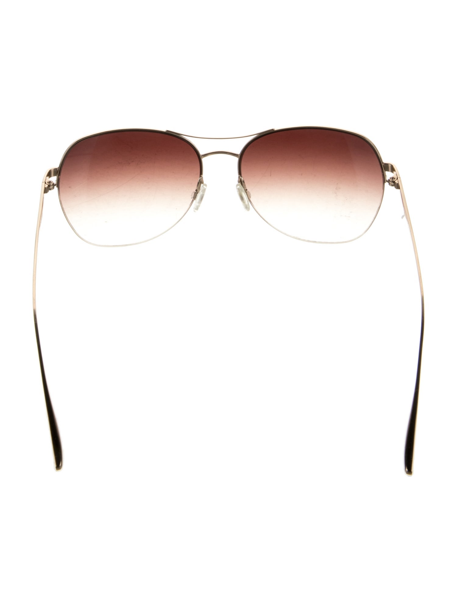 Barton Perreira Aviator Gradient Sunglasses