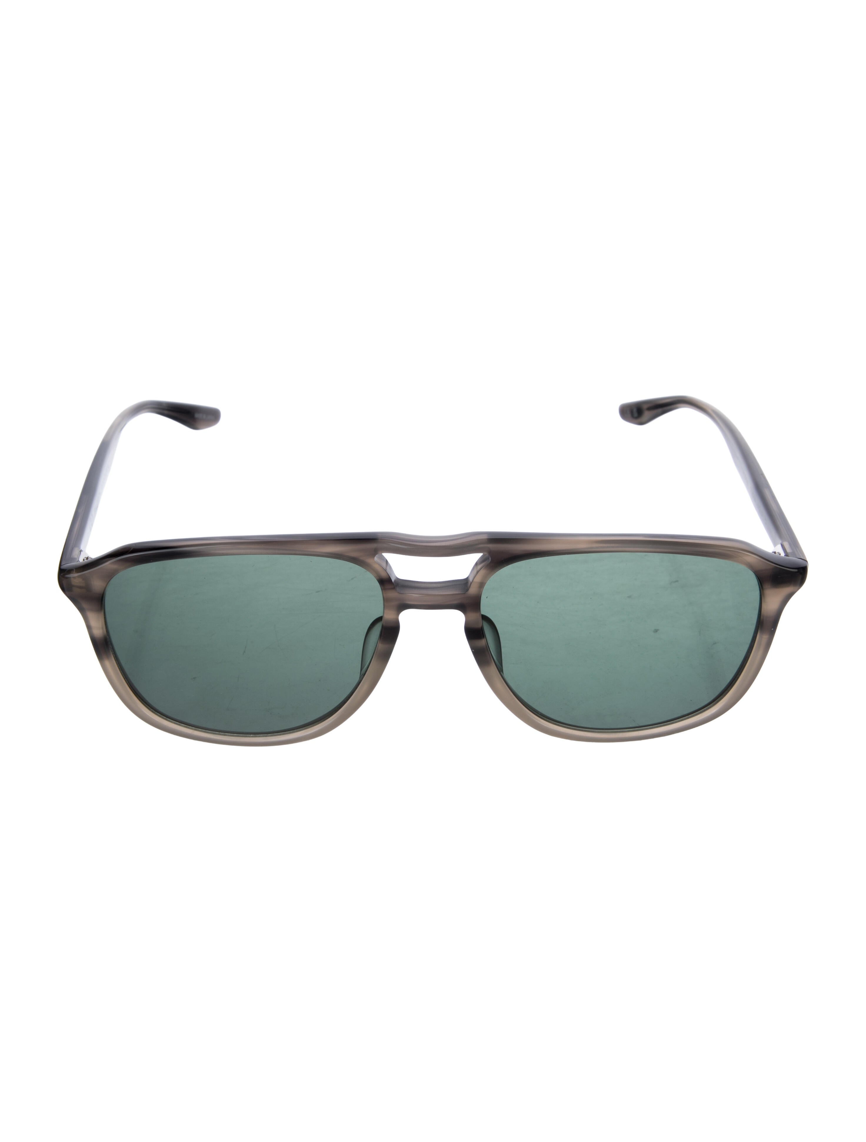 Barton Perreira Aviator Tinted Sunglasses