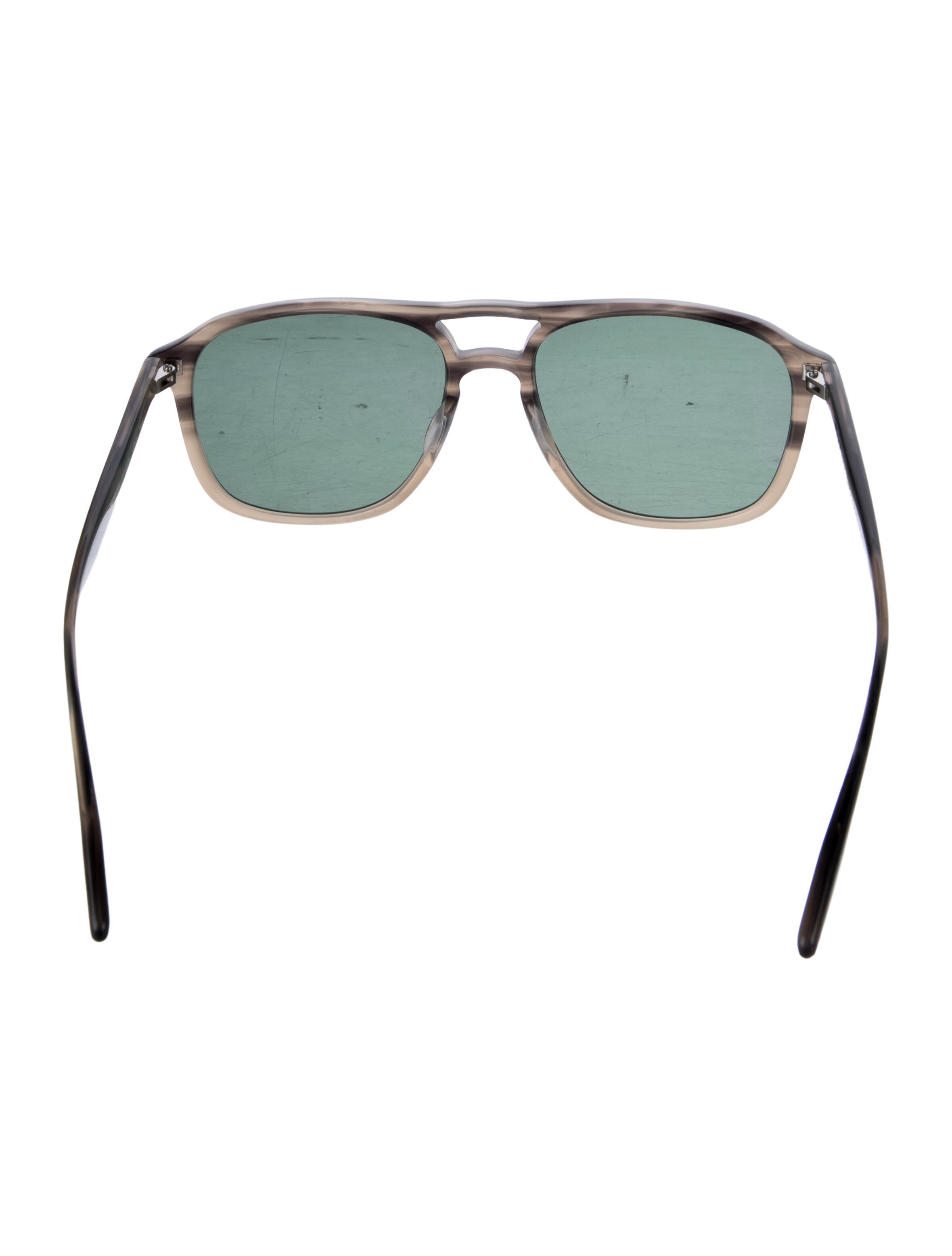Barton Perreira Aviator Tinted Sunglasses
