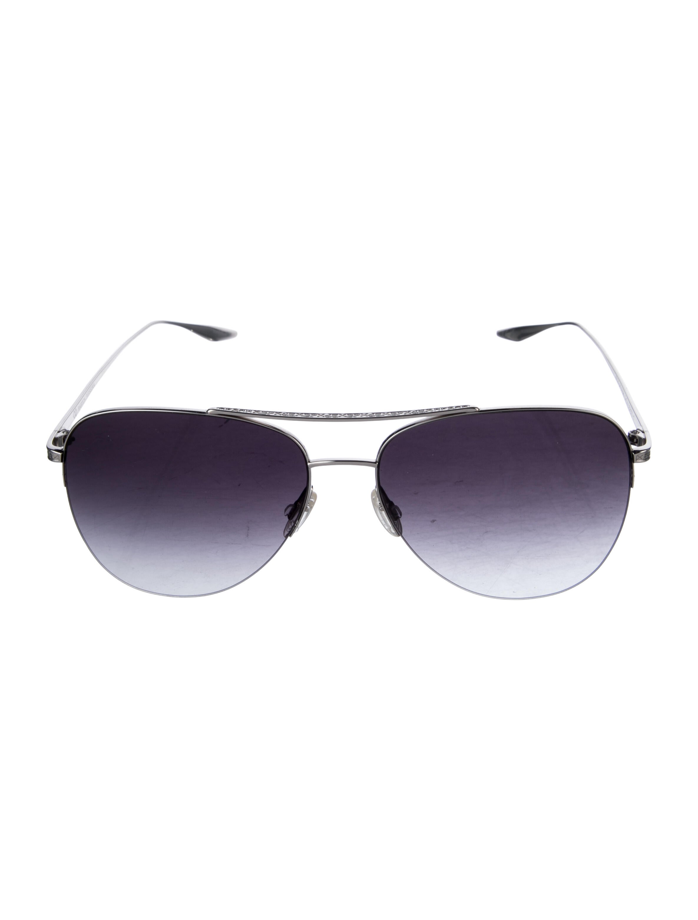 Barton Perreira Aviator Gradient Sunglasses