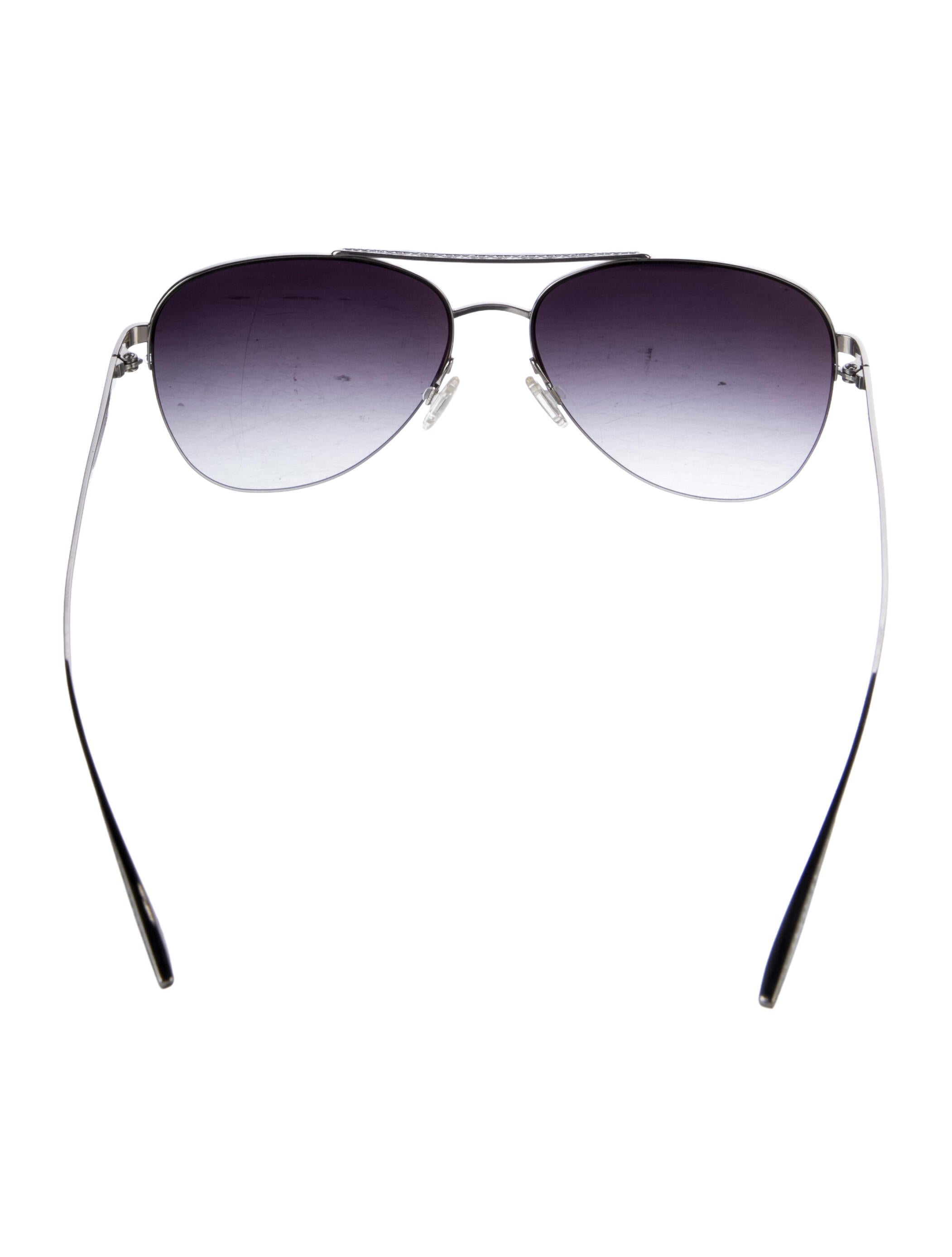 Barton Perreira Aviator Gradient Sunglasses