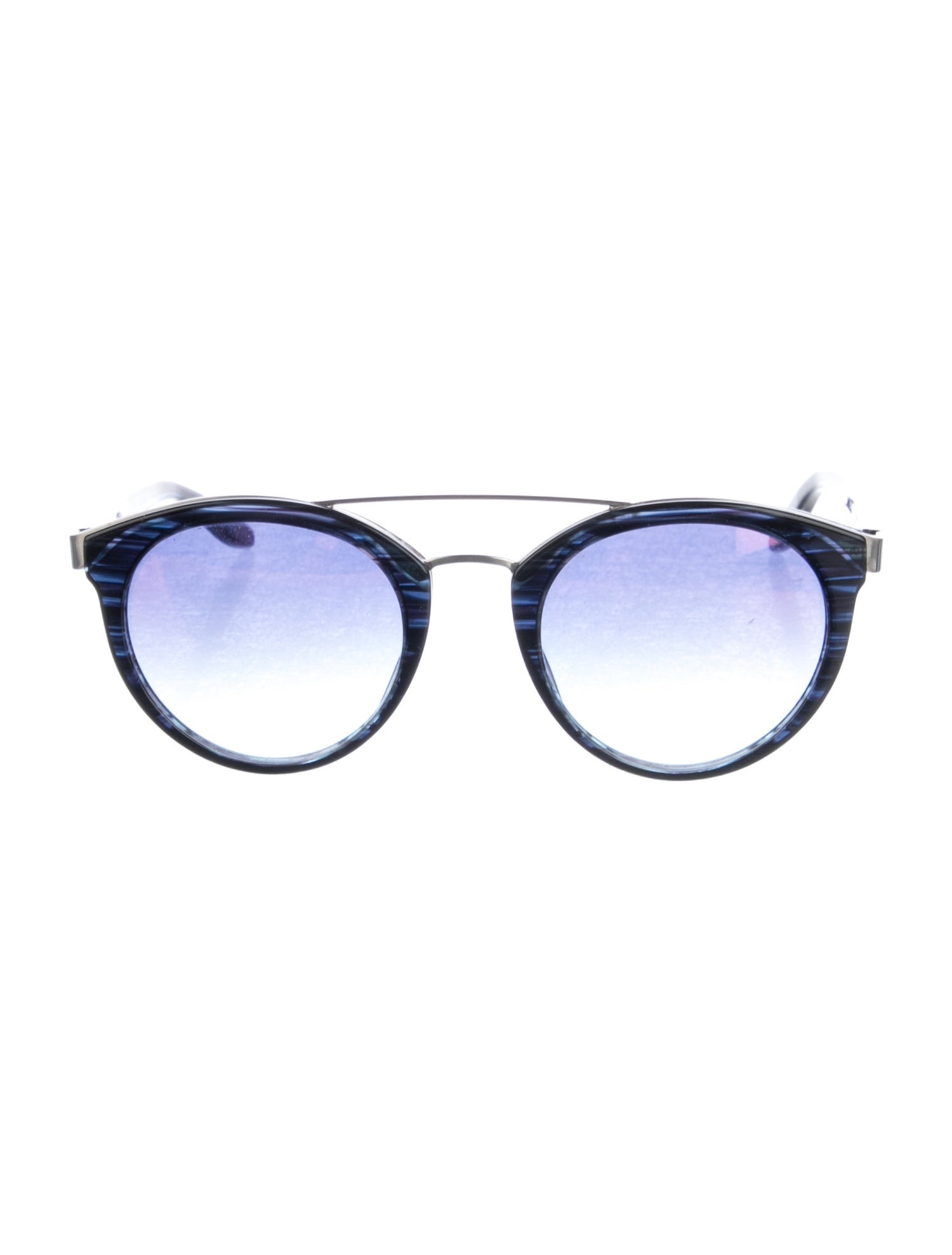 Barton Perreira Round Gradient Sunglasses