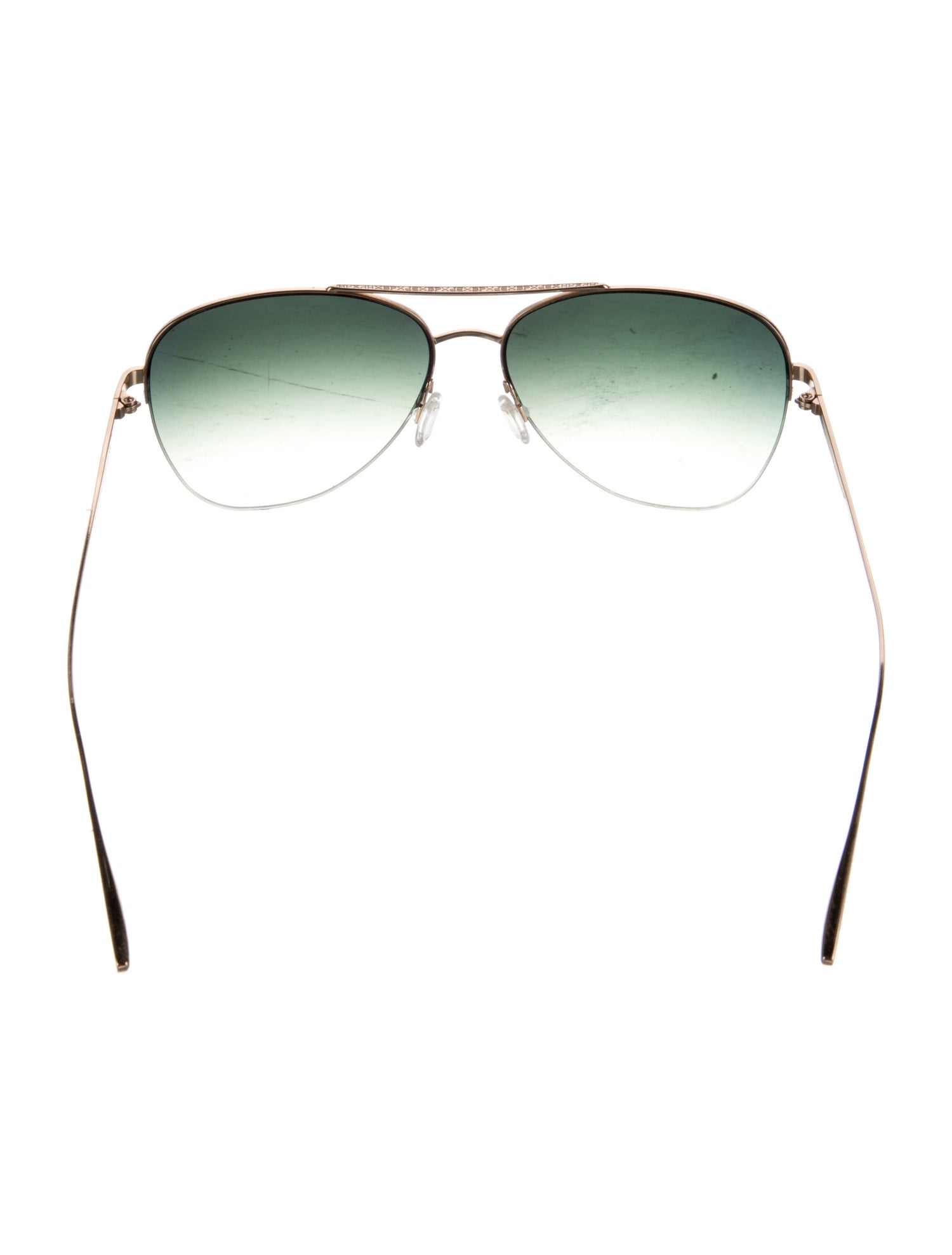Barton Perreira Aviator Gradient Sunglasses