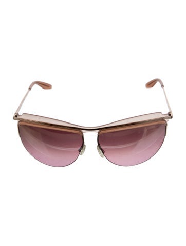 Pre-owned Barton Perreira Cat-eye Gradient Sunglasses In Pink