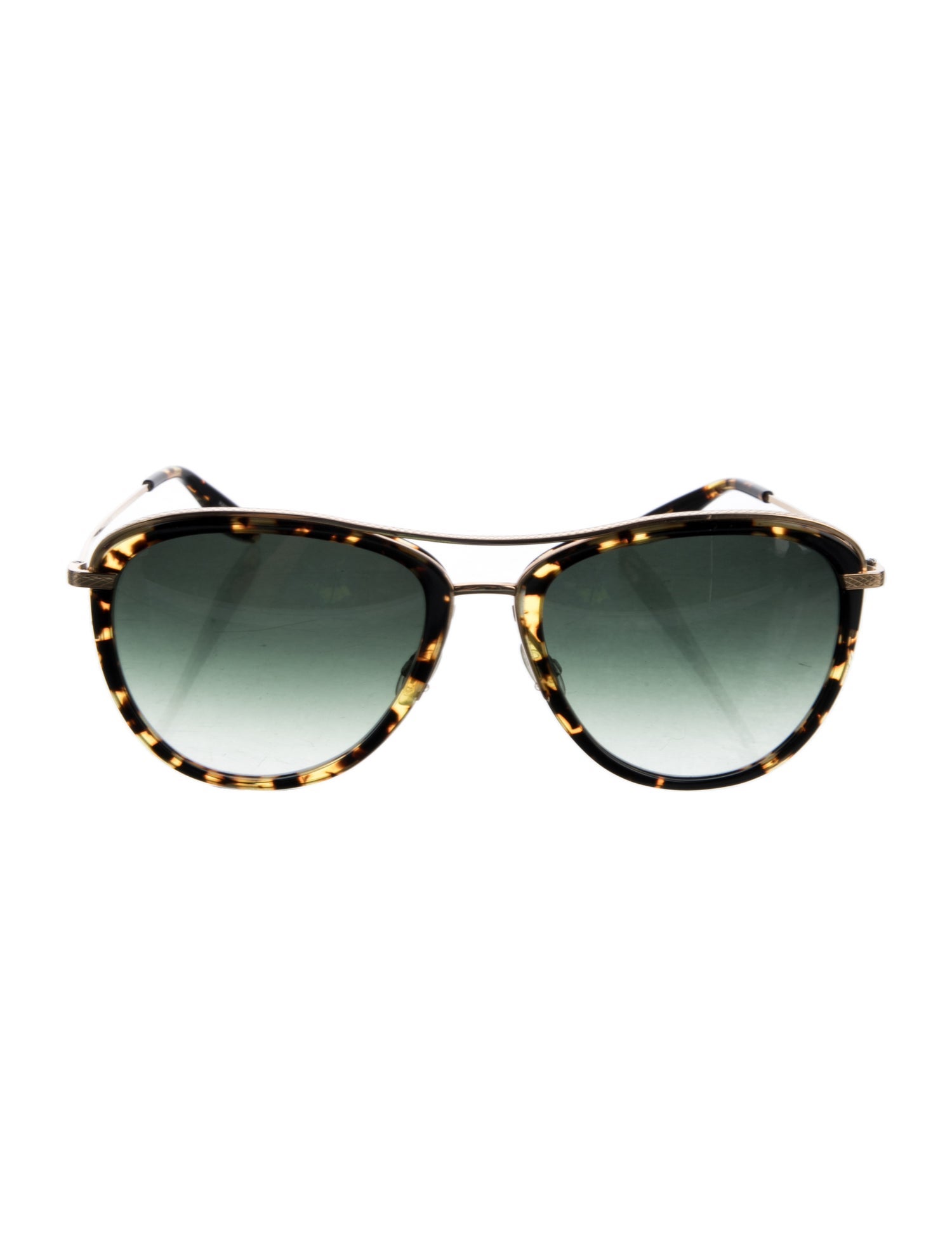Barton Perreira Aviator Gradient Sunglasses