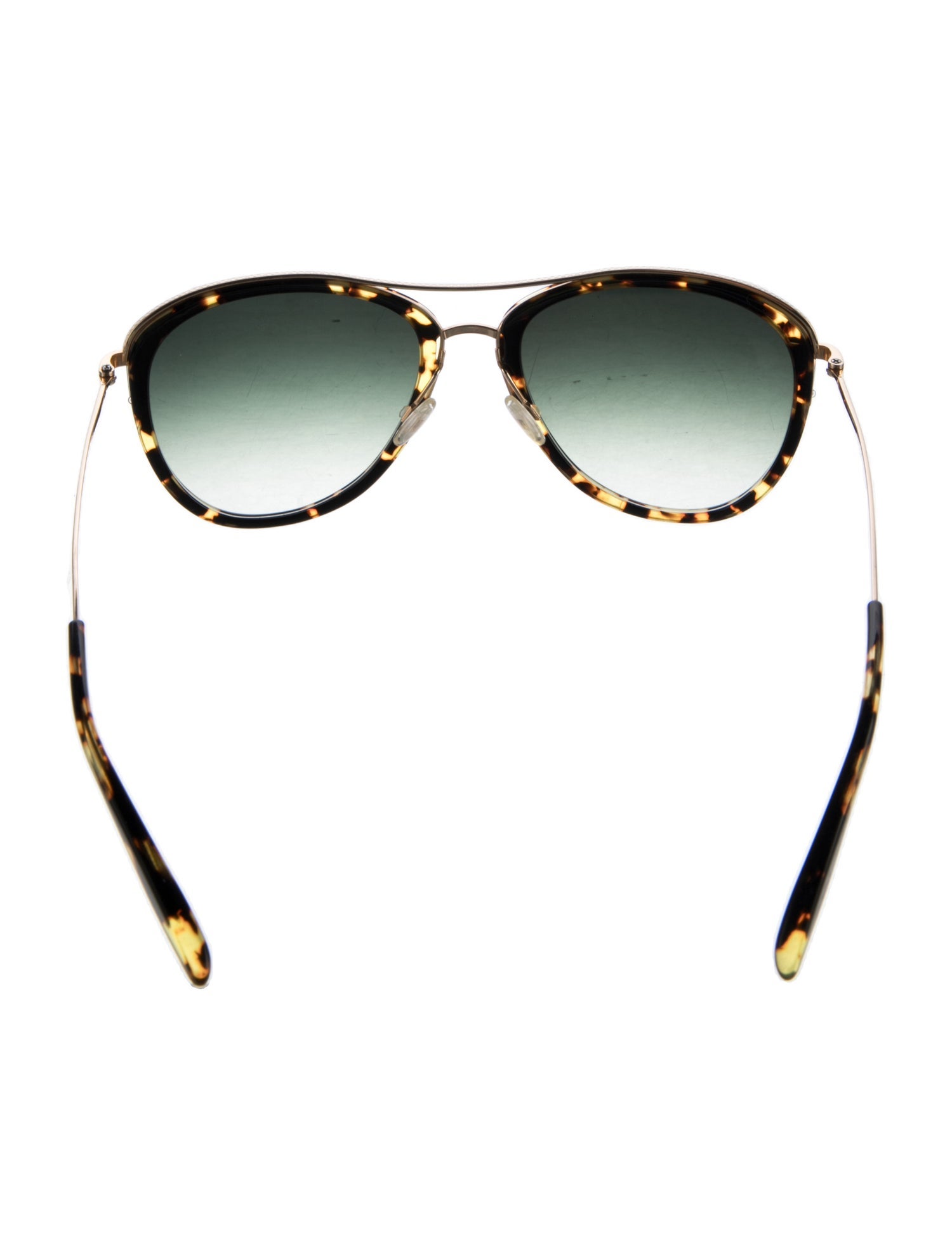 Barton Perreira Aviator Gradient Sunglasses