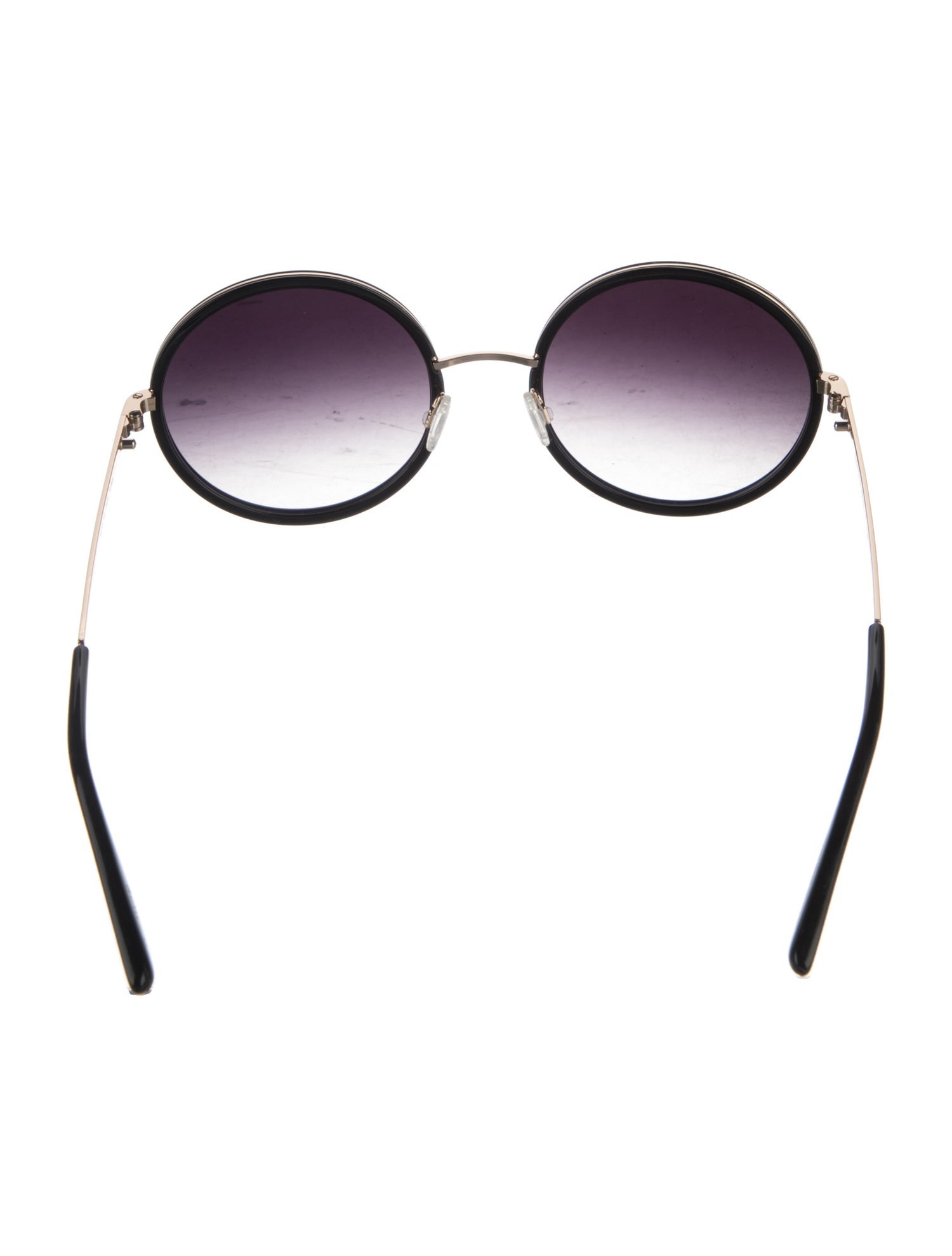 Barton Perreira Round Gradient Sunglasses
