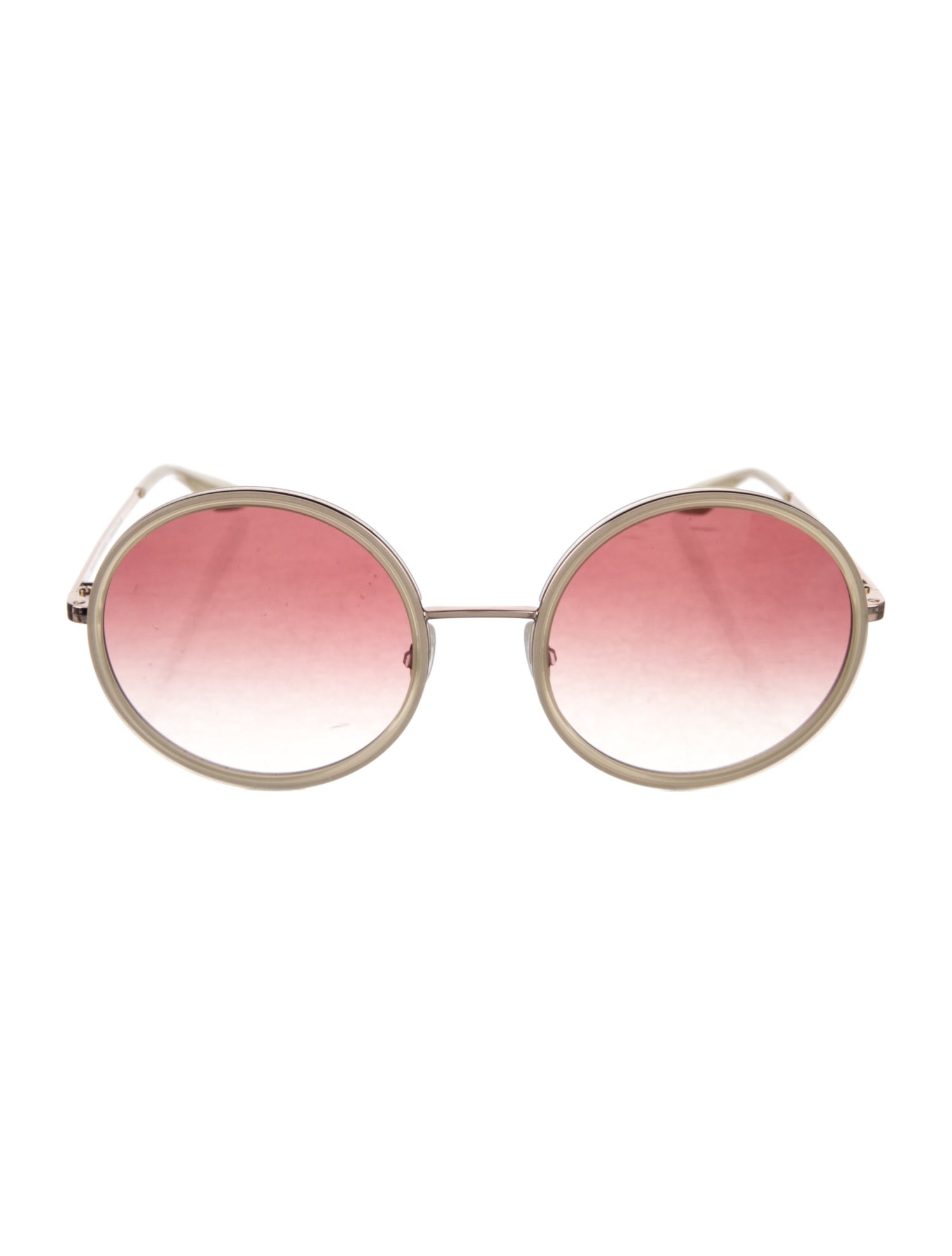 Barton Perreira Round Gradient Sunglasses