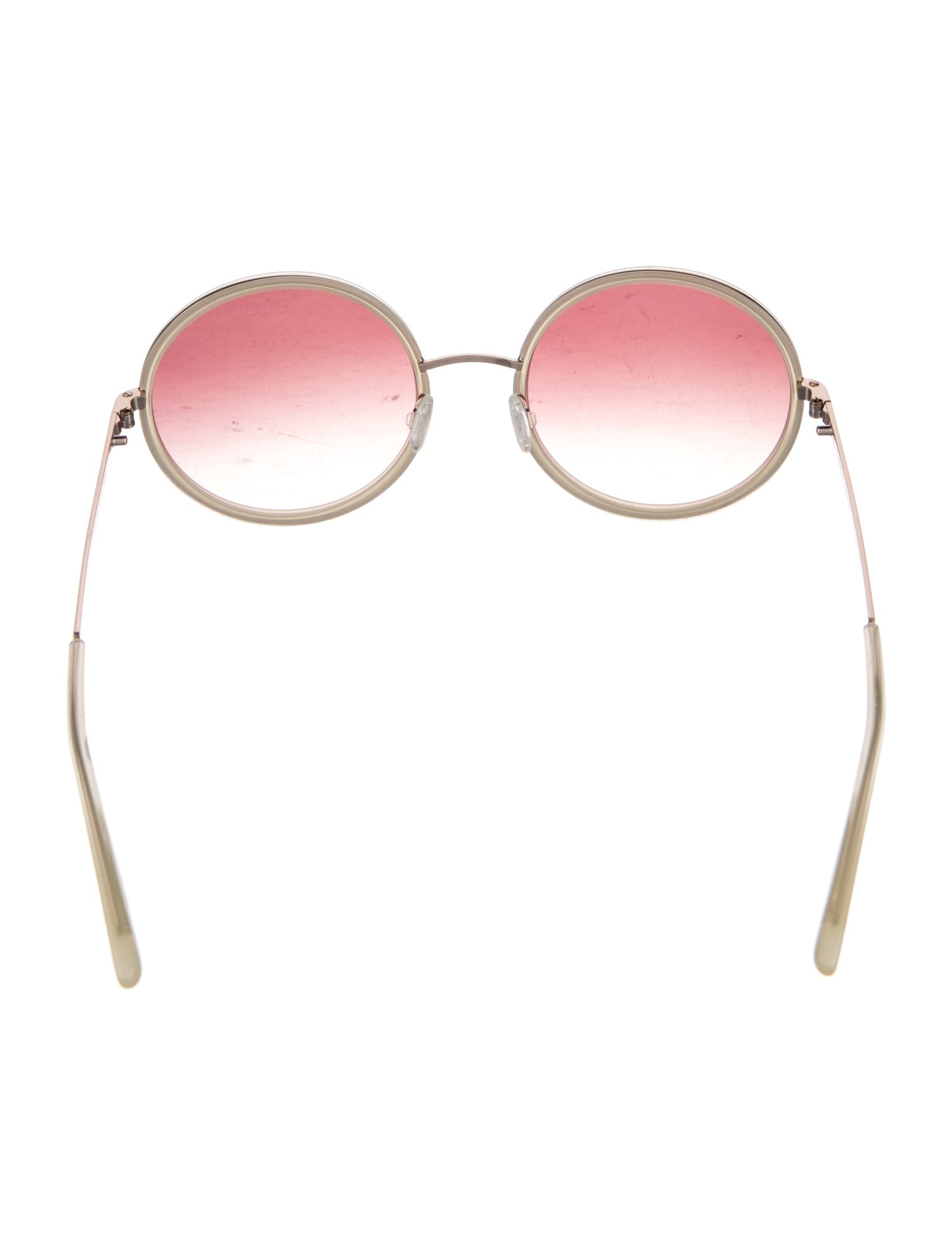 Barton Perreira Round Gradient Sunglasses