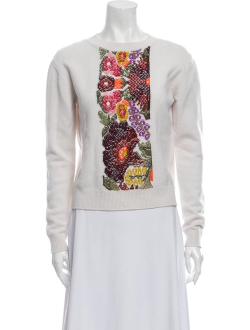 Barrie Cashmere Graphic Print Sweater