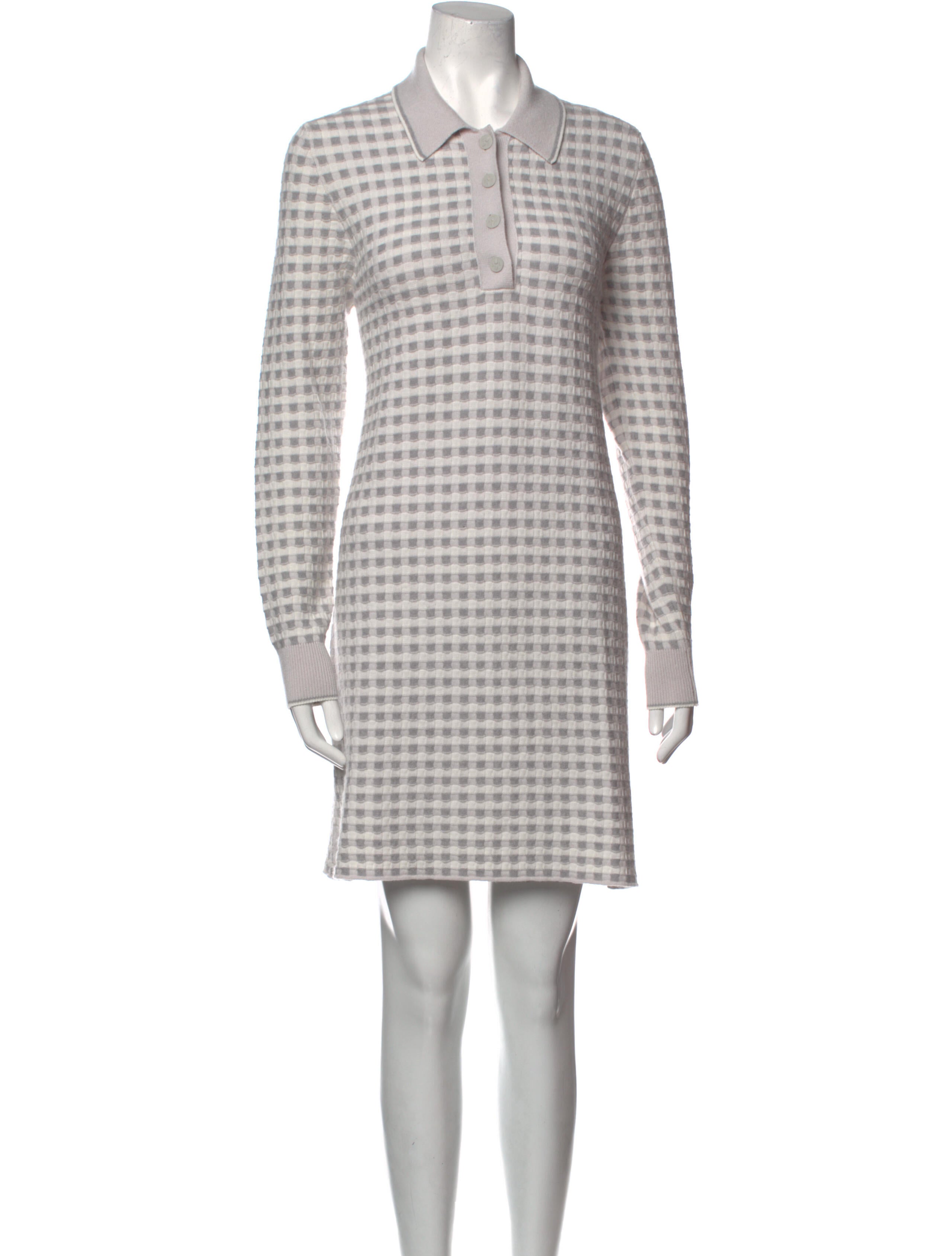 Barrie Cashmere Mini Dress Grey Dresses, Clothing BARRI21278 The RealReal