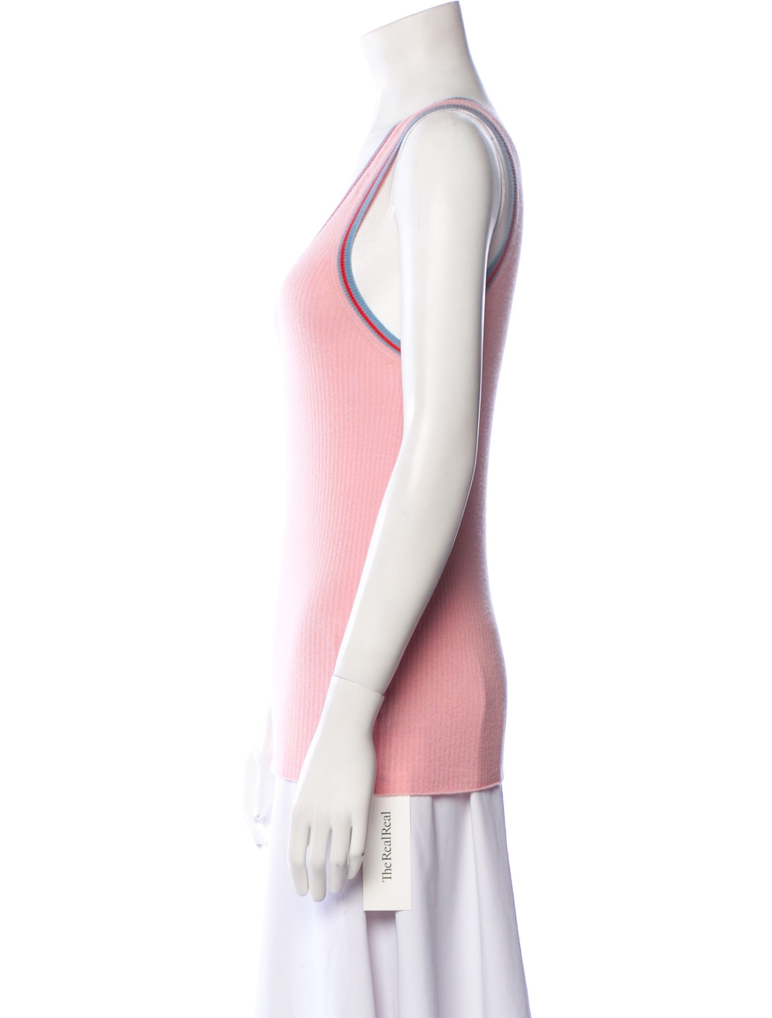 Barrie Cashmere Scoop Neck Top