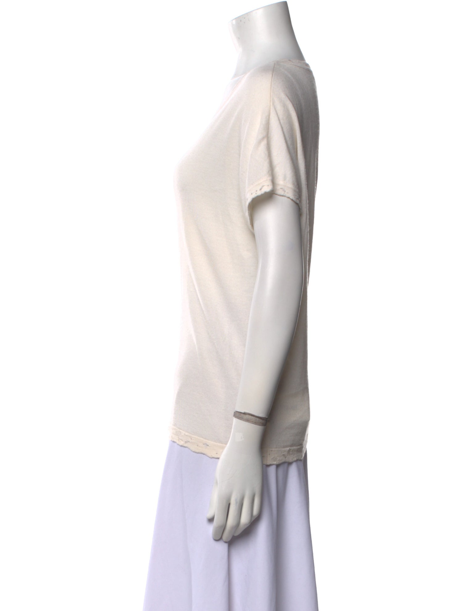 Barrie Cashmere Scoop Neck Sweater