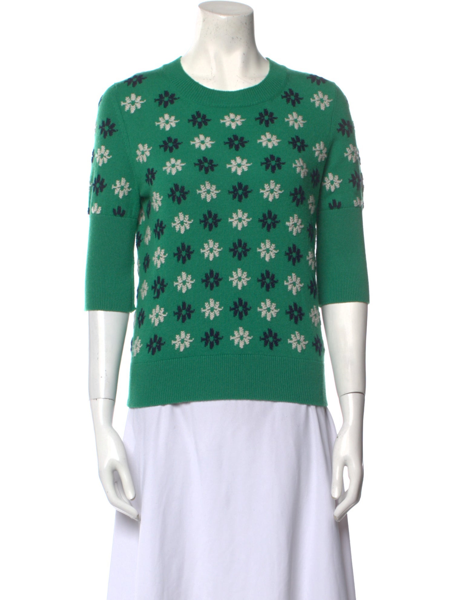 Barrie Cashmere Printed Sweater