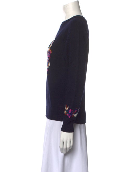 Barrie Cashmere Graphic Print Sweater