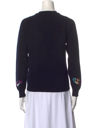 Barrie Cashmere Graphic Print Sweater
