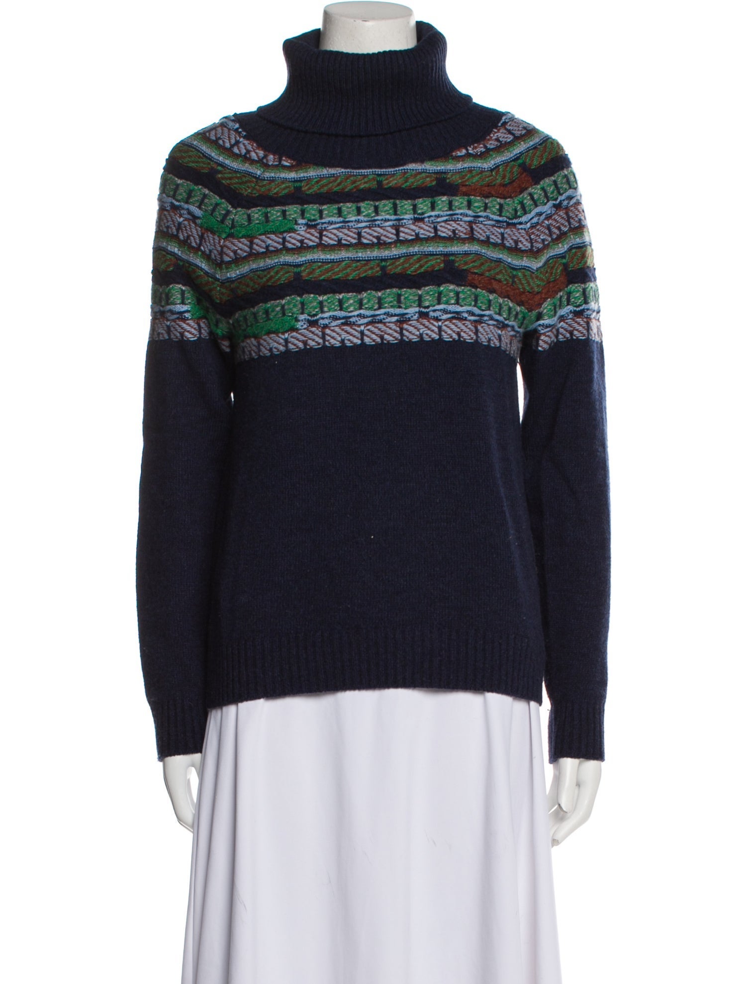 Barrie Cashmere Striped Sweater