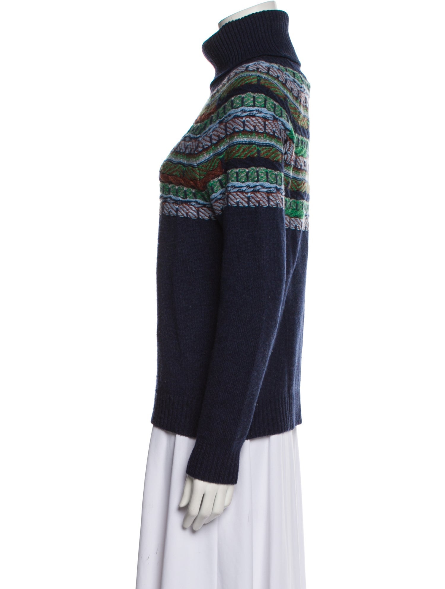 Barrie Cashmere Striped Sweater