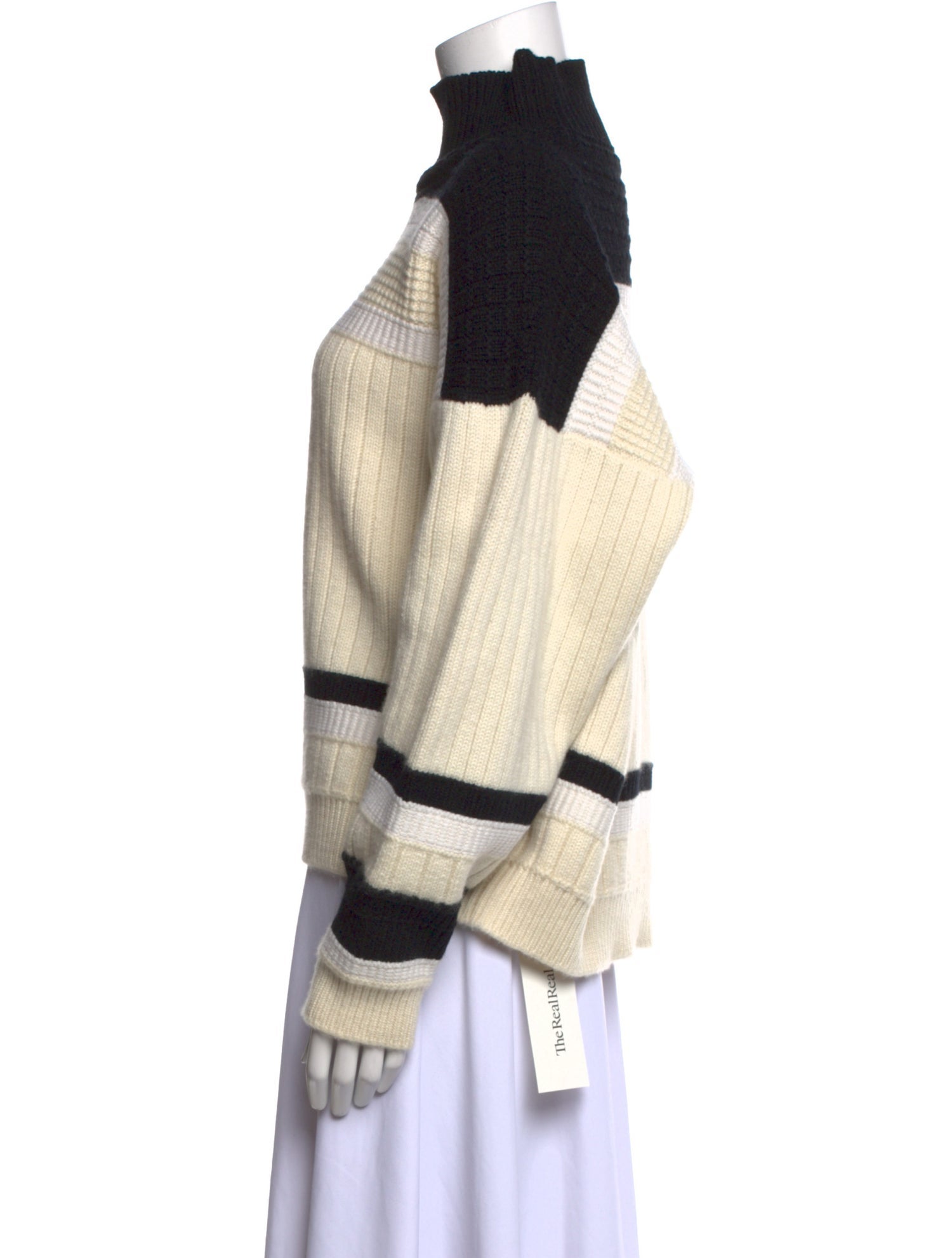 Barrie Cashmere Striped Sweater